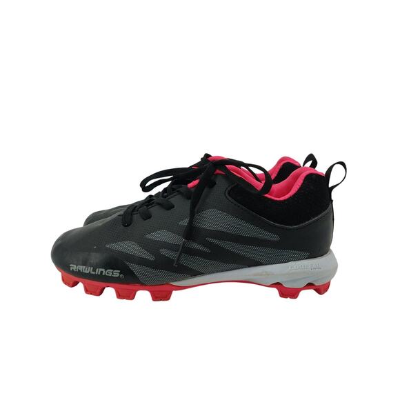Rawlings Other - Rawlings Girls Soccer Black Shoes Size 1.5 Baseball Softball Cleats